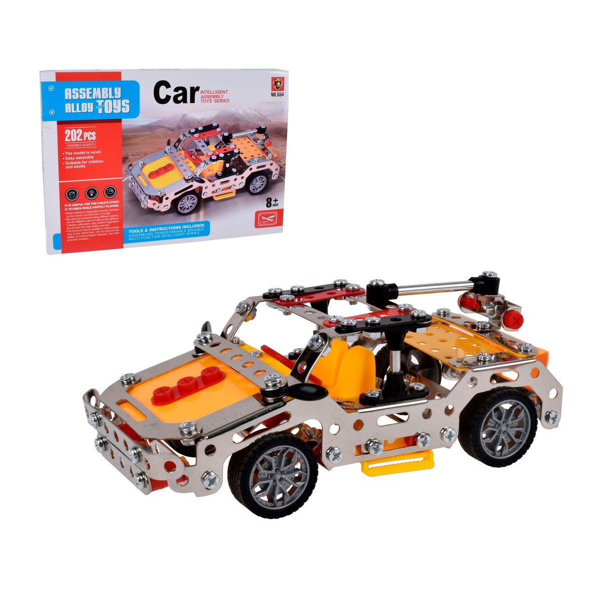 Mecano Metálico Camioneta 202 Piezas